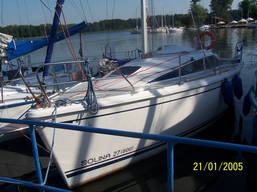 Jacht Solina 27, czartery na Mazurach
